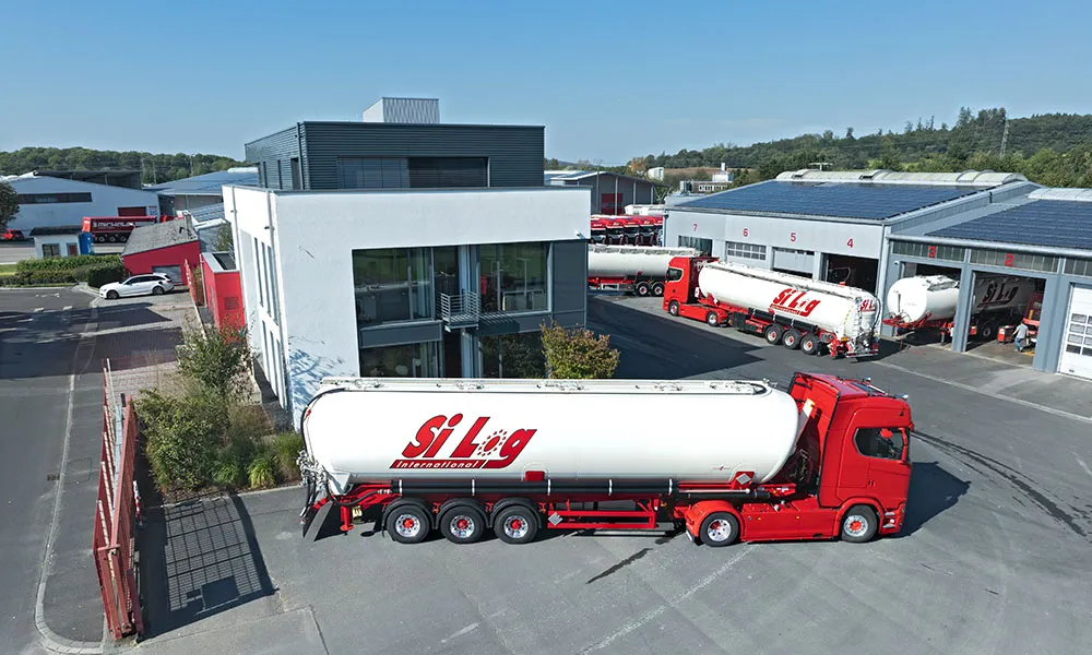 Unternehmen Firmengebäude SiLog Verwaltung Lkw
